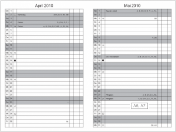 A6 Lehrerkalender 2023/2024 Komplettpaket, Texon