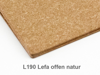 A6 Cover for 1 inlay, Lefa nature incl. ElastiXs (L190)