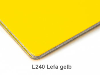 A5+ Landscape Cover for 2 inlays, Lefa yellow incl. ElastiXs (L240)