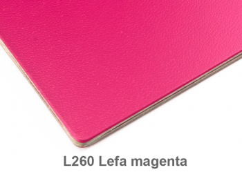 A5 1er cookbook Lefa magenta, 1 inlay (L260)