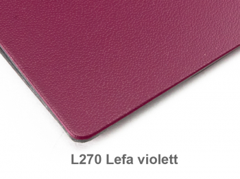 "NOTIZBUCH" A6 1er notebook Lefa purple, 1 inlay (L270)