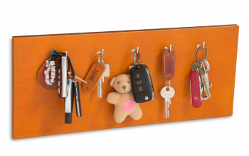 X17 Key hooks Leather with 5 or 10 hooks