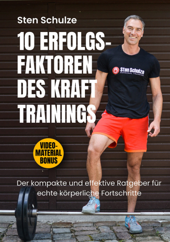 A5 Trainings-Tagebuch <br>"Sten Schulze Profi" – Leder Natur schwarz