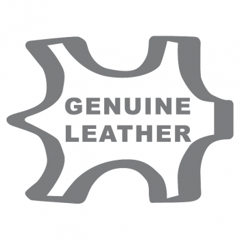 X-Steno nature leather dark brown, 1 inlay (L60)