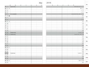A5 monthly planner Classic 2026-2028
