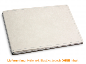 A5+ Quer Hülle 2er Texon stone/grau inkl. ElastiXs