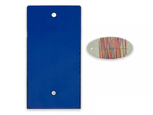DIY Kartenhalter / kleine Börse – Lefa blau