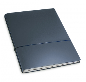 A4+ 2er project folder Lefa coated, dark blue (L-002-DB)