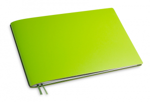 A5+ Landscape 1er notebook Lefa green, 1 inlay (L230)