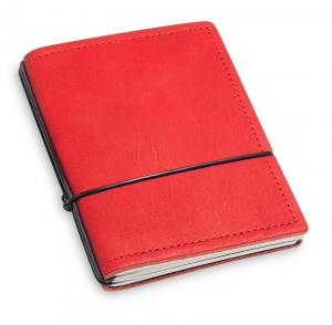 A7 2er cuir foulonné rouge, 2 carnets de notes (L20)