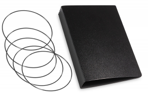 A7 Hülle 4er HardSkin schwarz inkl. ElastiXs
