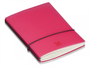 A7 2er HardSkin agenda avec semainier classic 2025, rose