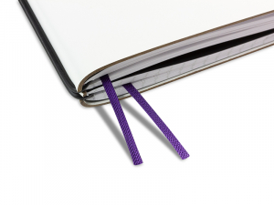 Doppelbuchband violett