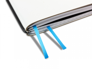 Doppelbuchband azur blau
