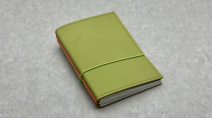 A5 3er cuir lisse, vert, ElastiXs rouge/vert, mix