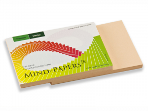 DIN A7 Mind-Papers Nachfüllpack, 100 Karteikarten, Farbe: lachs