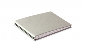 FlowBook - A6 landscape Vegan stone (light gray)