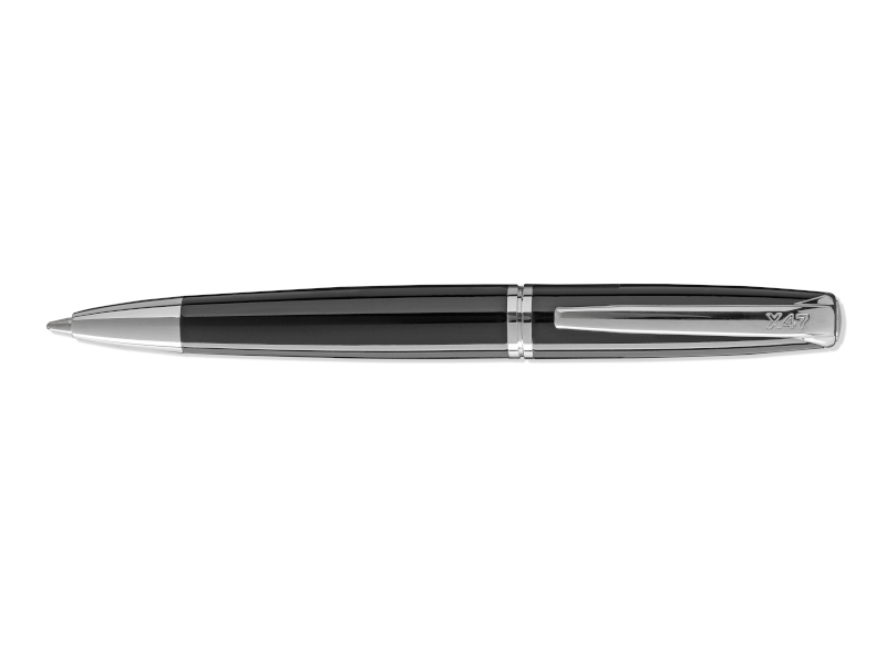 Pen N°1: ball pen, black, 10,5 cm