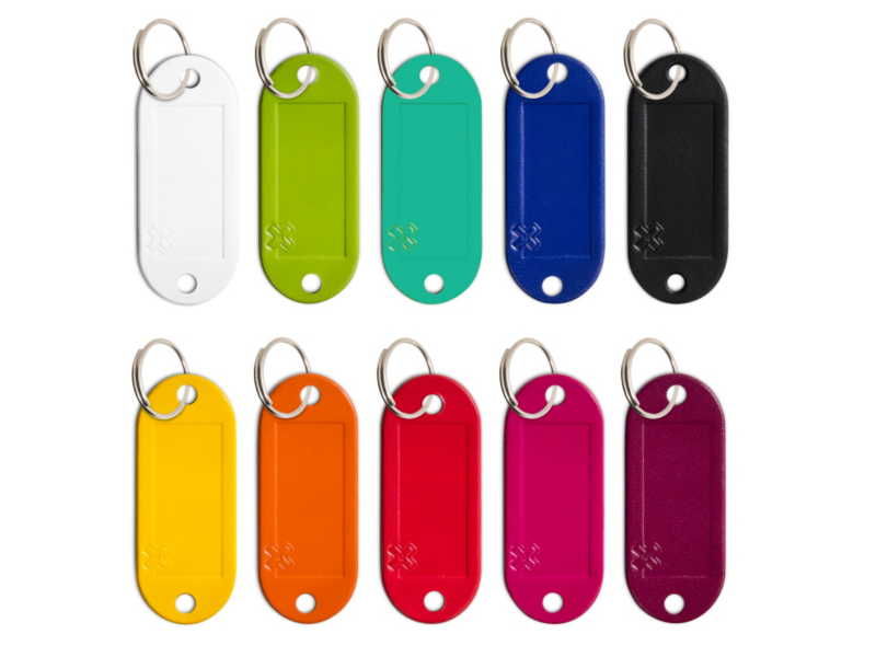 Portes-clés étiquette Lefa "MIX", 10 unités/paquet