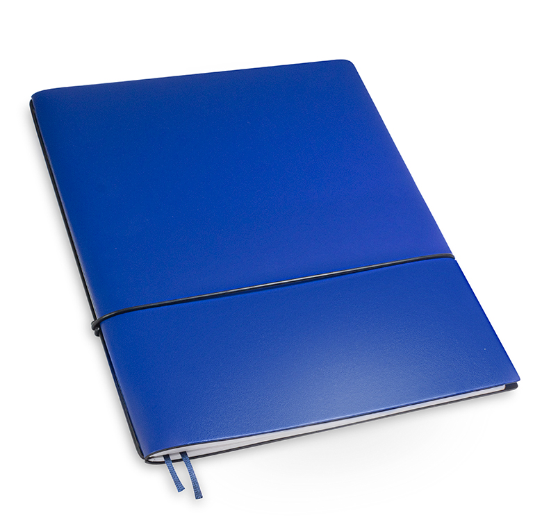A4+ 1er Lefa bleu avec un carnet de notes et une double pochette  (L280)