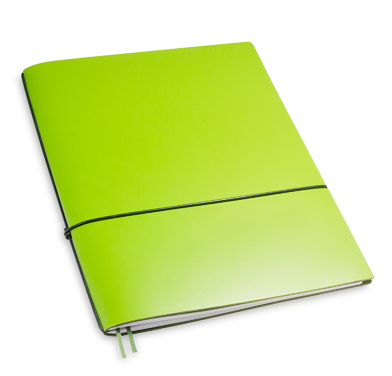 A4+ 1er Lefa coated Notebook green (L230)