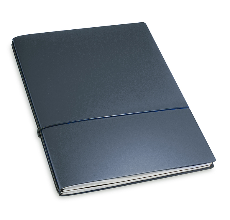 A4+ 2er Lefa coated Notebook dark blue (L-002-DB)
