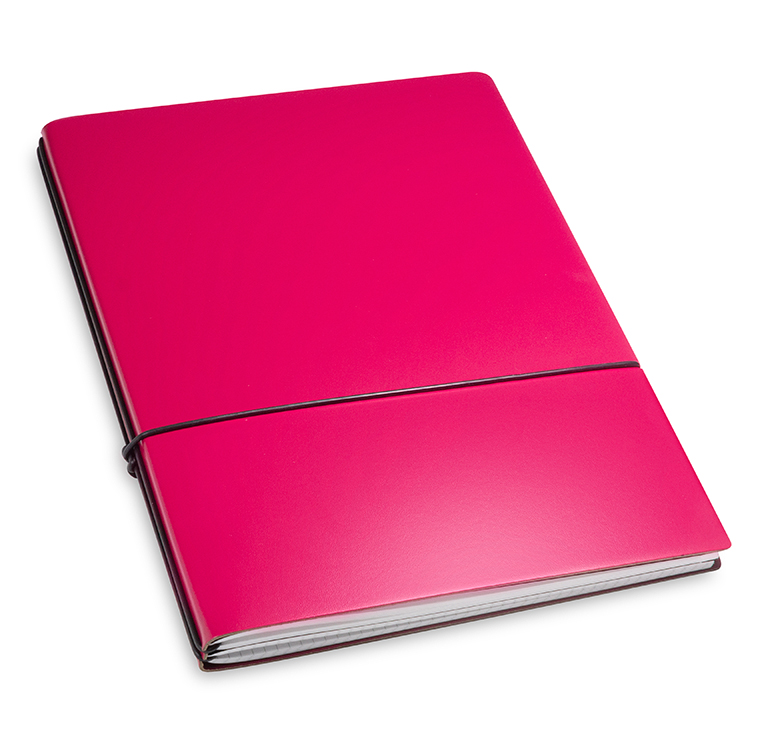 A4+ 2er Lefa coated Notebook magenta (L260)