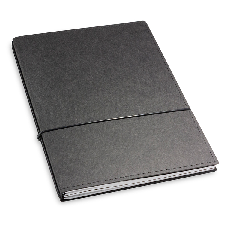 A4+ 2er Notebook Texon, black