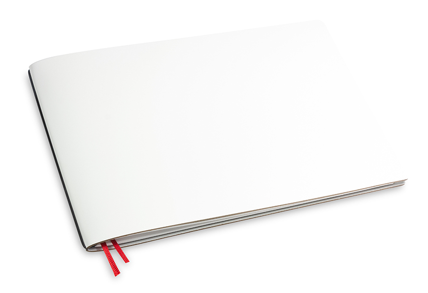 A5+ Landscape 1er notebook Lefa white, 1 inlay (L150)