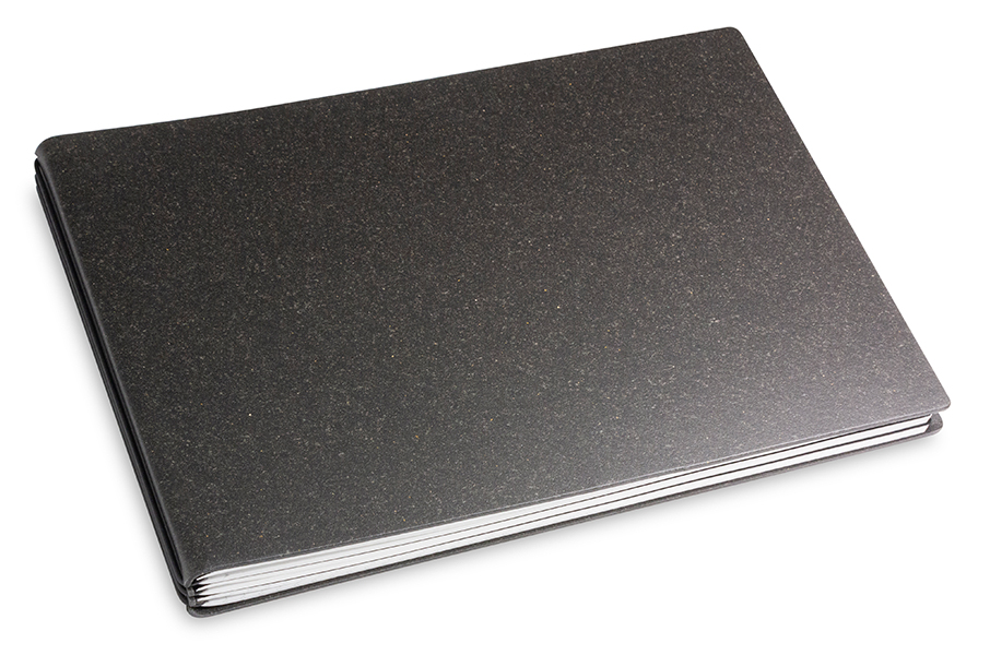 A5+ Landscape 3er notebook Lefa graphite, 3 inlays (L180)