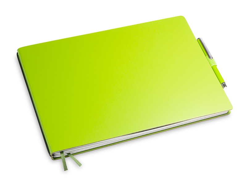 A5+ Landscape 2er notebook Lefa green in the BOX (L230)