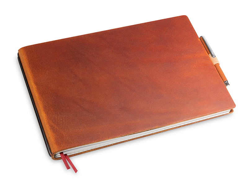 A5+ Landscape 2er notebook leather nature brandy in the BOX (L50)