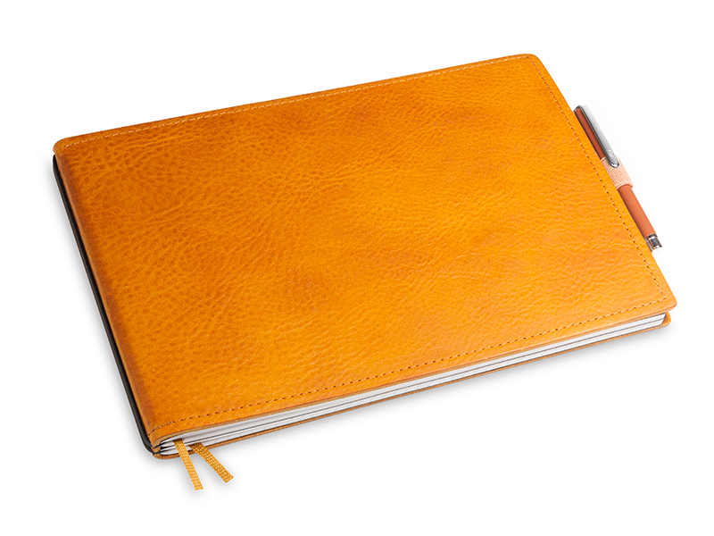 A5+ Landscape 2er notebook leather nature cognac in the BOX (L10)