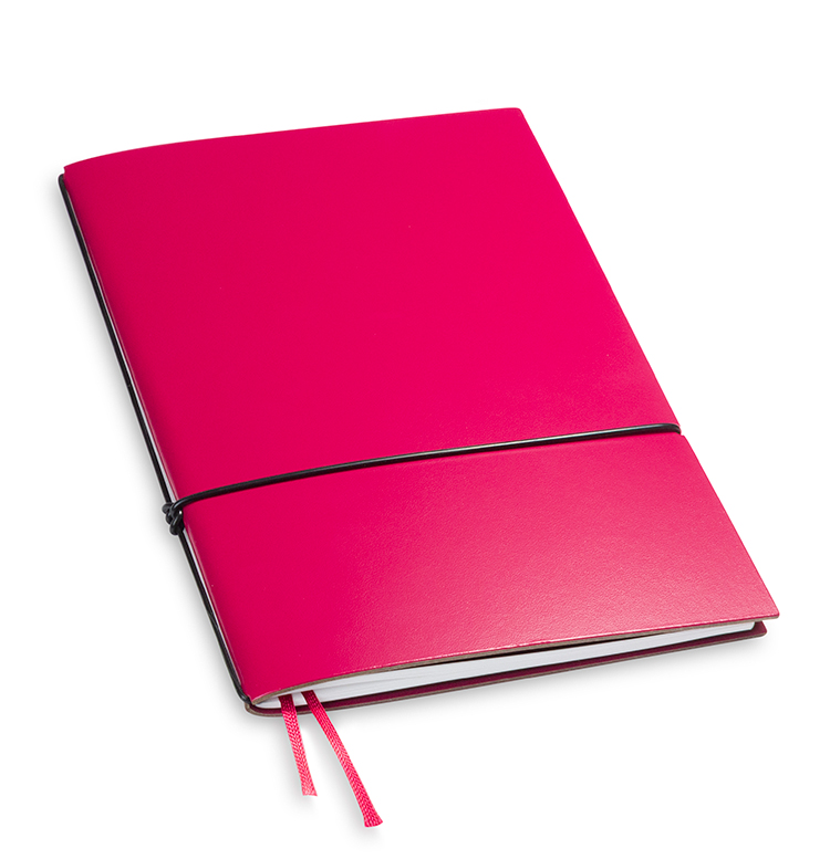 A5 1er notebook Lefa magenta, 1 inlay (L260)