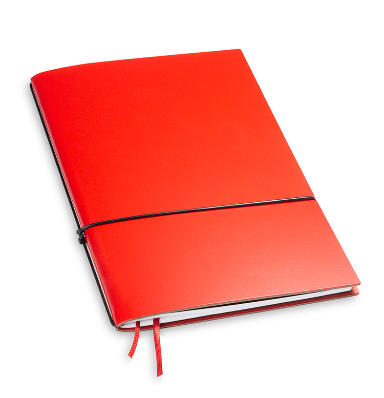 A5 1er notebook Lefa red, 1 inlay (L160)