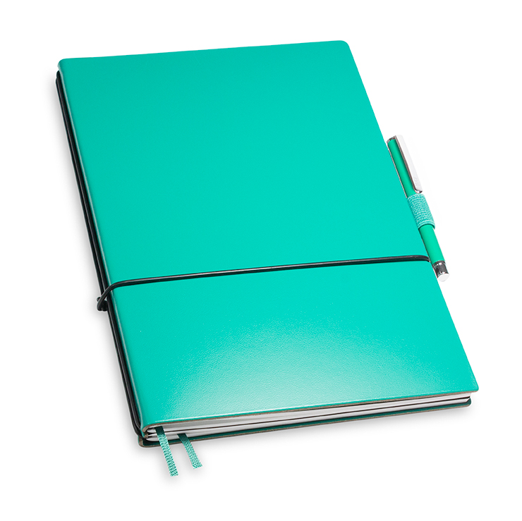 A5 2er Lefa turquoise avec 2 carnets dans la BOX (L175)