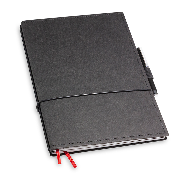A5 2er notebook texon black in the BOX (L210)