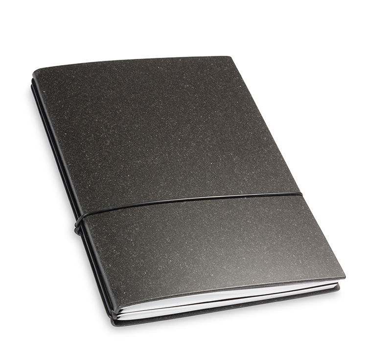 A5 2er notebook Lefa graphite, 2 inlays (L180)