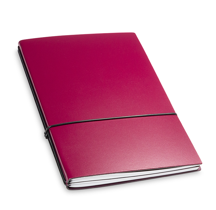 A5 2er notebook Lefa purple, 2 inlays (L270)