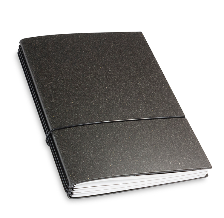 A5 3er notebook Lefa graphite, 3 inlays (L180)