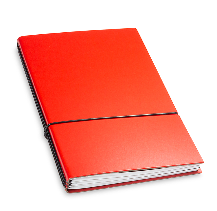 A5 3er notebook Lefa red, 3 inlays (L160)