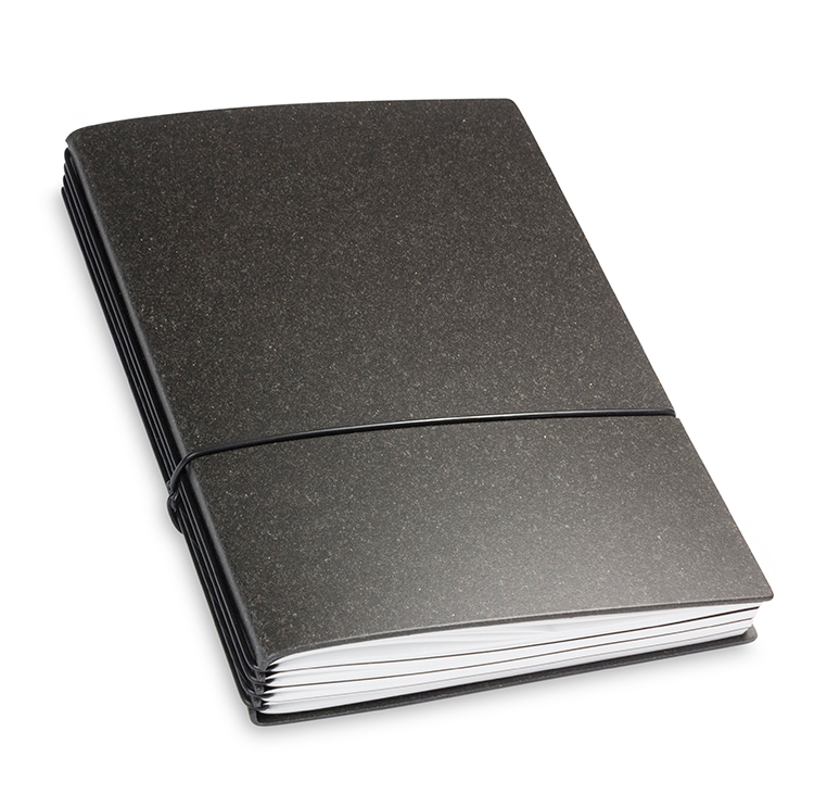 A5 4er notebook Lefa graphite, 4 inlays (L180)