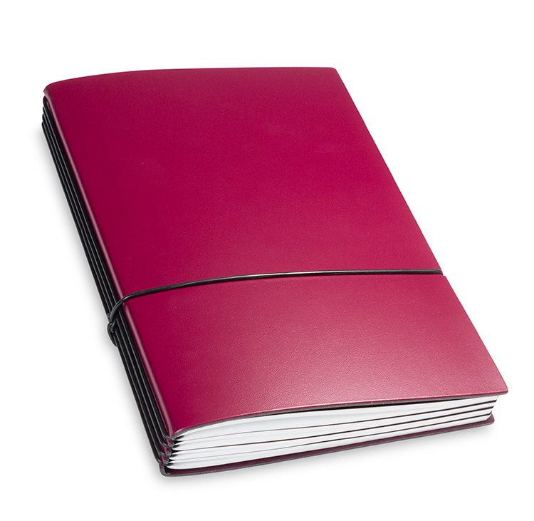 A5 4er notebook Lefa purple, 4 inlays (L270)