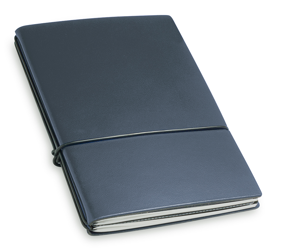 A6 2er notebook Lefa dark blue, 2 inlays (L-002-DB)