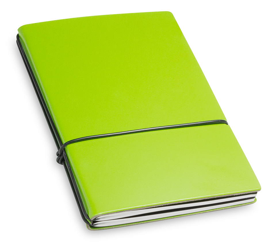A6 2er notebook Lefa green, 2 inlays (L230)
