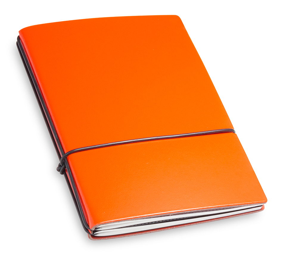 A6 2er Lefa orange avec 2 carnets de notes (L250)