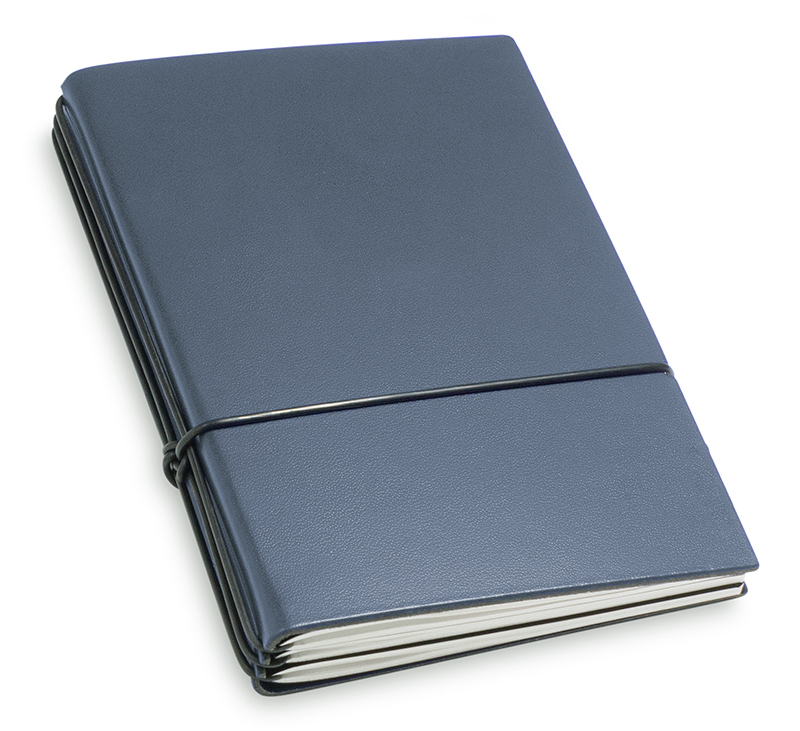 A6 3er notebook Lefa dark blue, 3 inlays (L-002-DB)
