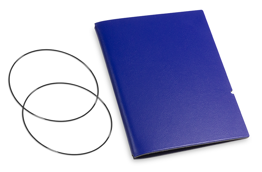 A7 Cover for 1 inlay, Lefa blue incl. ElastiXs (L280)