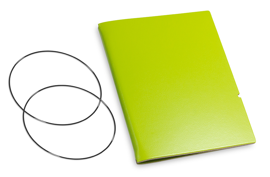 A7 Cover for 1 inlay, Lefa green incl. ElastiXs (L230)