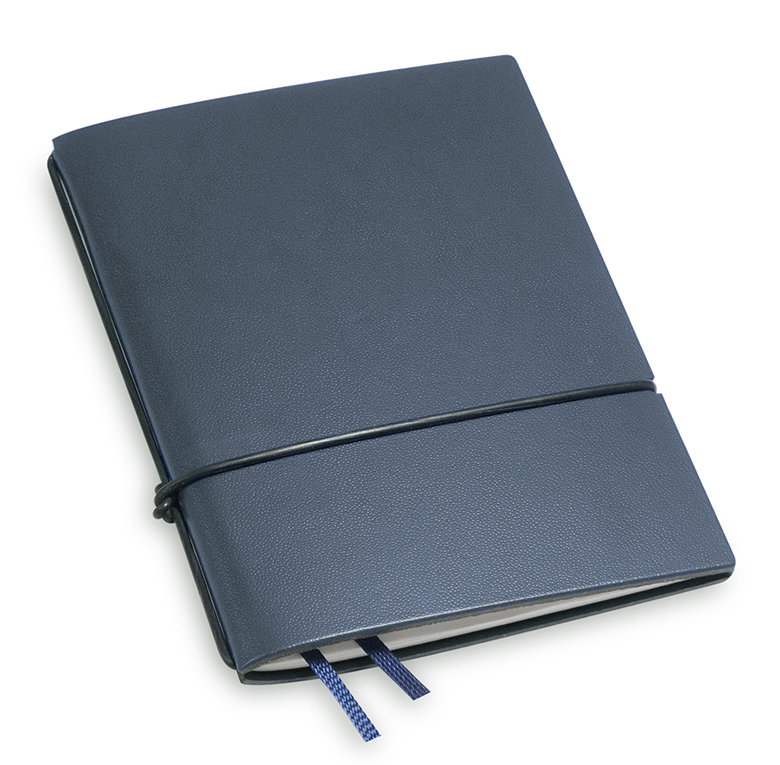 A7 1er Lefa notebook dark blue, 1 inlay (L-002-DB)